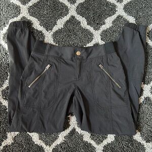 Athleta Black Jogger Pants with Zipper Pockets Size 2